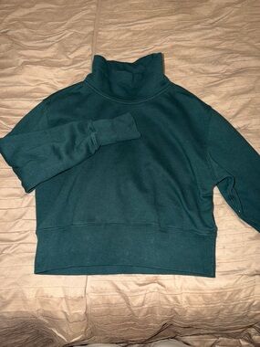 Abercrombie & Fitch Teal Green Cowl Neck Sweater